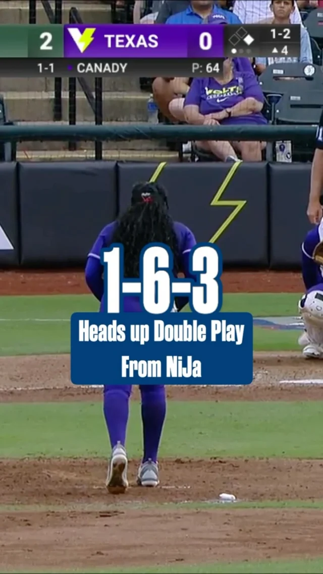 good ole 1-6-3 double play to end the inning