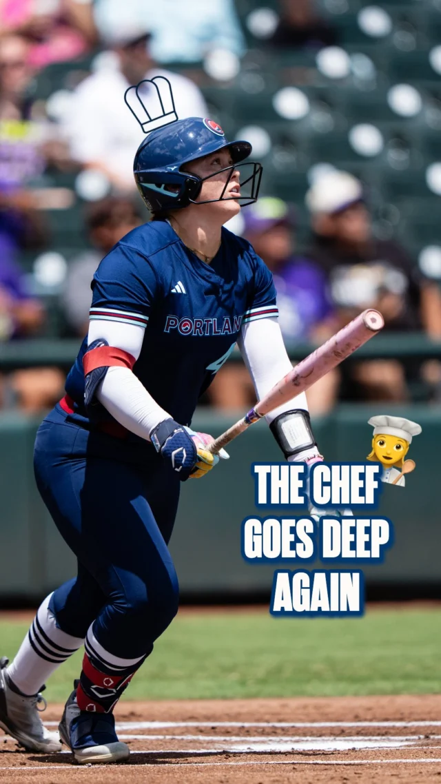 THE CHEF KEEPS COOKING ð£ï¸

MEGAN GRANT TAKES THE HR RACE LEAD WITH NUMBER 6