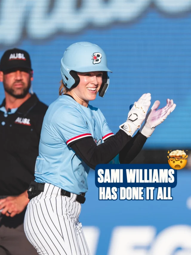 SAMI WILLIAMS ð
she has done it all this year for the Bandits, leading the team with EIGHT multi-RBI games!