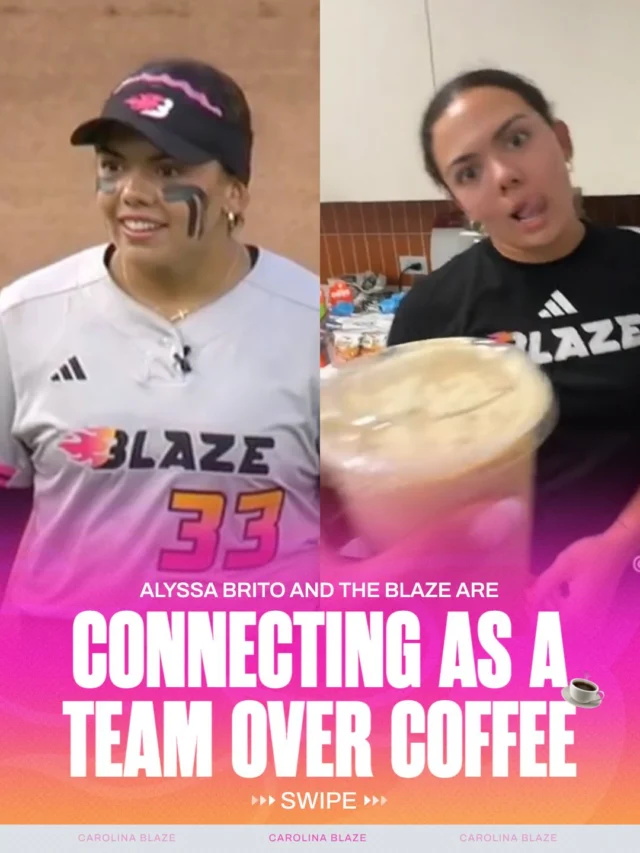before clocking in to make #SCTop10 plays at shortstop, Alyssa Brito spends her morning making coffee for her teammates ð¥¹ð