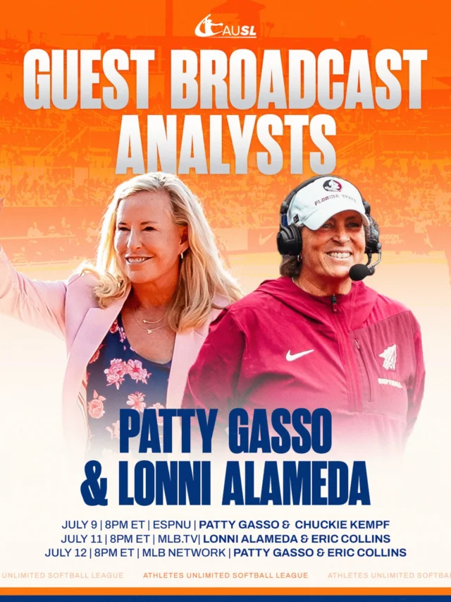 some new faces in the booth this week ðï¸ð¤©

Oklahomaâs Patty Gasso and FSUâs Lonni Alameda join as guest broadcast analysts!