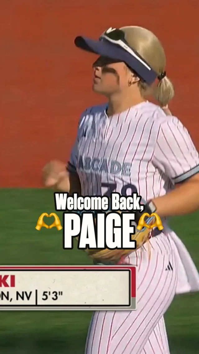 A moment we've all been waiting for ð¥¹
Welcome back to the field, @paigesinicki ð«¶