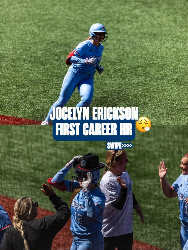 CUTS THE LEAD ð£ï¸

Jocelyn Erickson picks no better time for Pro HR number 1!