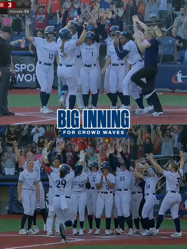 Home crowd got to celebrate TWO home runs as the Cascade made quite the splash in the 3rd

one of the most fun traditions is seeing the sold out crowd celebrate with the team
