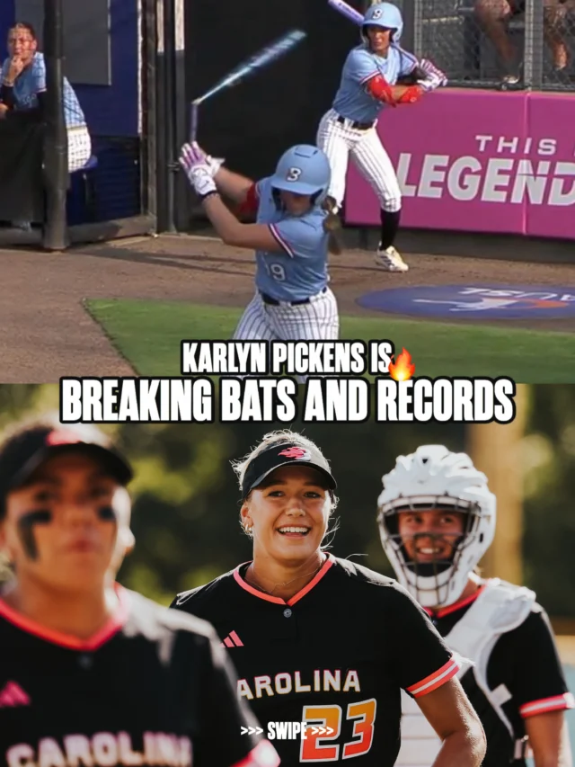 when youâre throwing 78, itâs bound to happen ð¨

in the same inning, Pickens broke a bat and the AUSL single-season strikeout record!