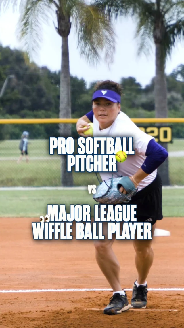 one of the best wiffle ball players in the country steps into the box against one of the hardest throwing softball pitchers ð¥

watch the results of Jimmy Knorp's at-bats off Rachel Garcia in the full episode of The Pitching Series in our pinned post ðº