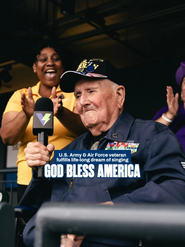 An American hero takes center stage
Chief Master Sergeant Jim Lawson, a 90-year-old U.S. Army & Air Force Veteran, officially fulfilled his dream of singing "God Bless America" ahead of today's Volts matchup.
Moments like this are what the game is all about ð¥¹ðºð¸