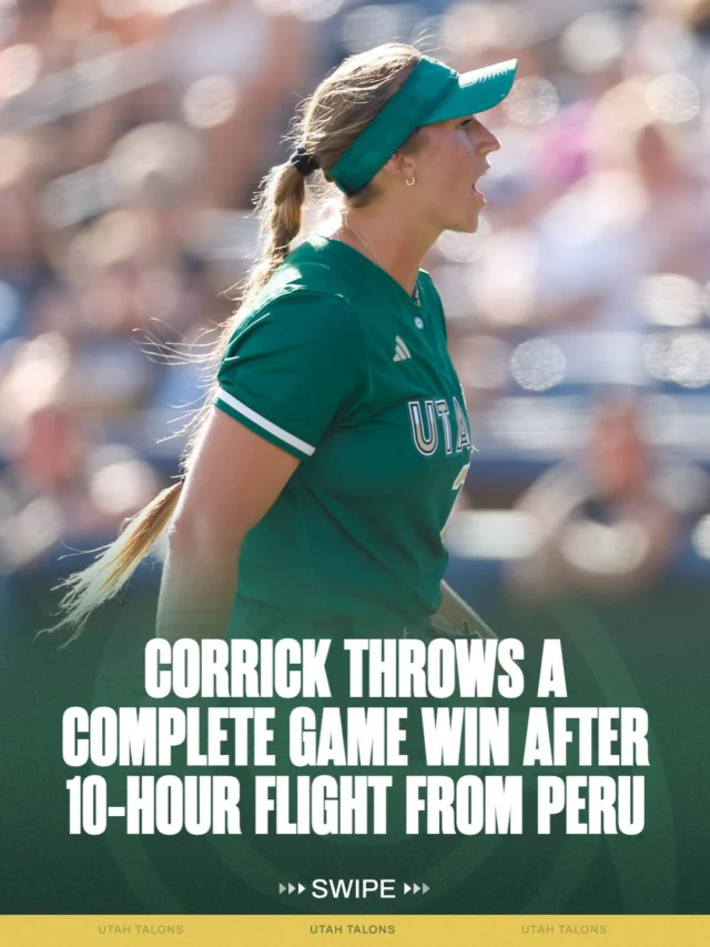 ICE IN HER VEINS ð§ 

with the No. 1 seed at stake, Georgina Corrick took a red eye from Peru to Portland and proceeded to throw a complete game ð