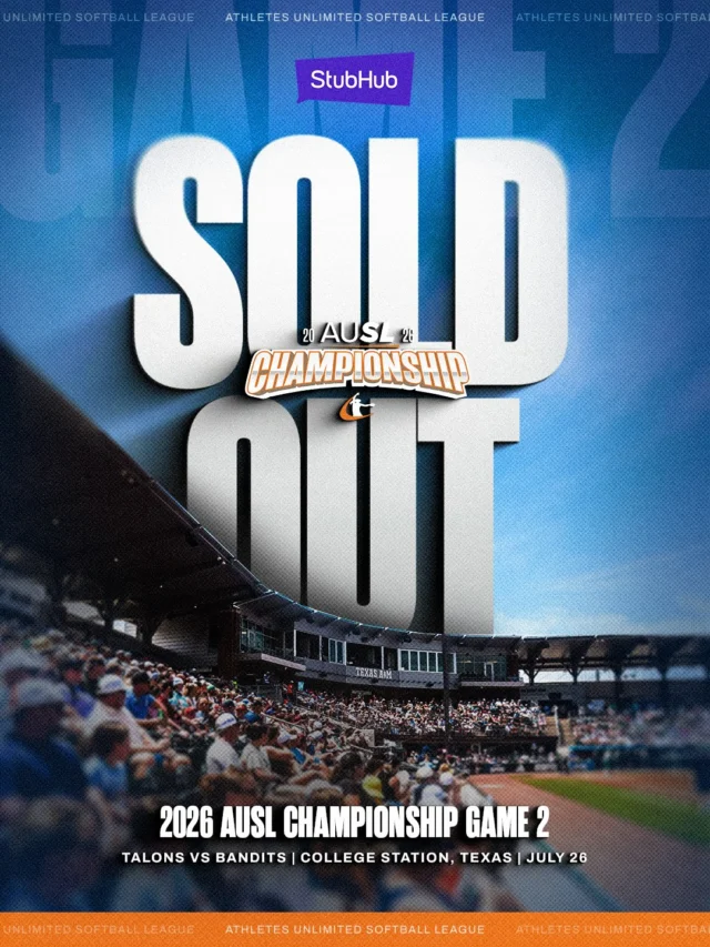 SOLD OUT AGAIN IN AGGIELAND ð¤©

EVERYONE WATCHES WOMENâS SOFTBALL!!!