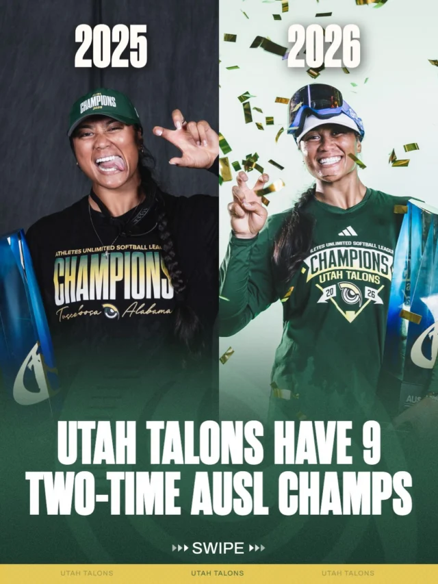 these nine athletes have won every AUSL Championship ðð

Bri Ellis ð 

Sahvanna Jaquish ð 

Montana Fouts ð 

Jadelyn Allchin ð 

Hannah Flippen ð 

Sharlize Palacios ð 

Caroline Jacobsen ð 

Georgina Corrick ð