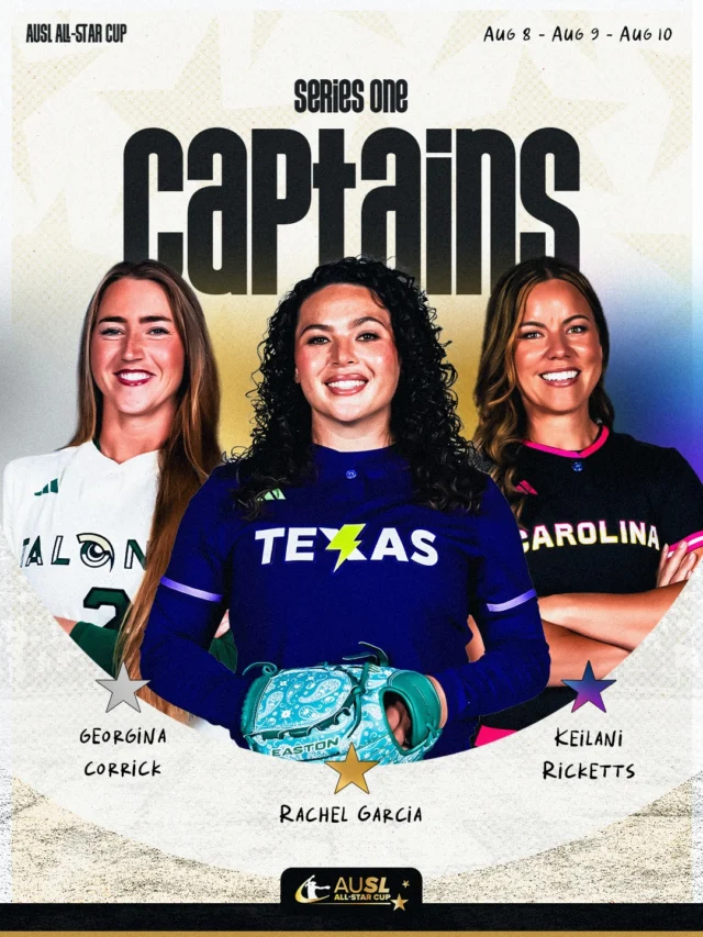 UPDATE: Kayla Kowalik is no longer able to participate in the All-Star Cup. As a result, the Series 1 Captains have been updated to the following:
Team 1: Rachel Garcia
Team 2: Keilani Ricketts
Team 3: Georgina Corrick
Jayda Coleman is also no longer able to participate. Replacement players will be announced soon.