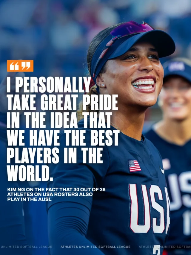 between the U.S. WNT and U.S. Elite teams, 30 out of the 36 athletes also played in the AUSL this season ð

U.S. Elite plays Canada today at 4pm ET. U.S. WNT plays Japan at 8pm ET. Both games are on ESPN+!

@USASoftball
