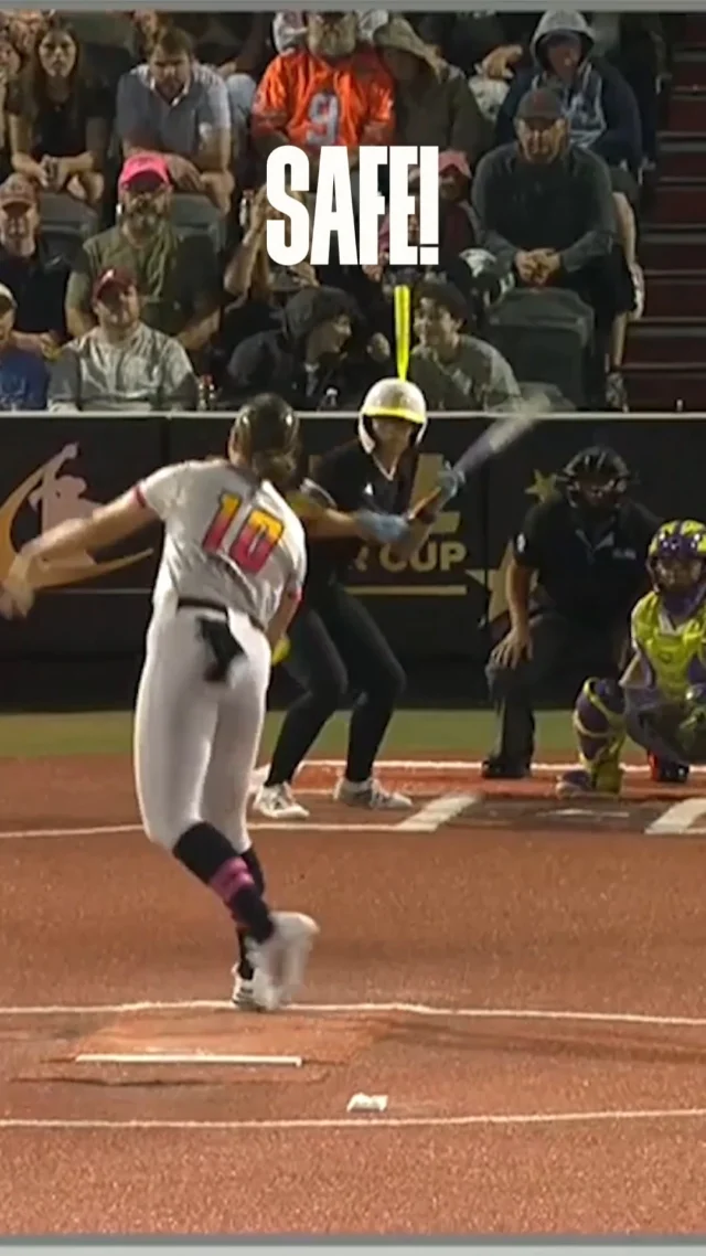only Sydney McKinney could make slipping on a wet base look this graceful ð

(and a perfect bunt, btw)