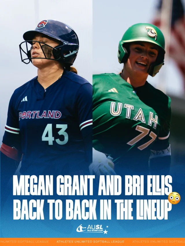 two of the NCAA's most prolific home run hitters are in the same lineup tonight for the AUSL All-Star Cup ð³
tune in now on ESPNU!
