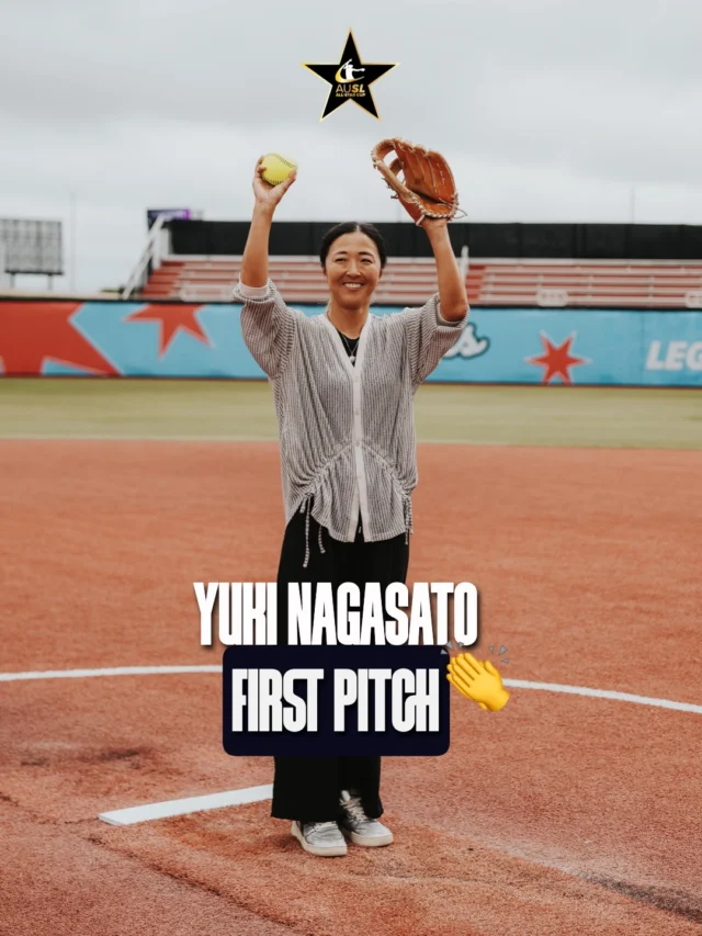 thanks to Japanese Olympic Medalist Yuki Nagasato for coming out and throwing the first pitch on Chicago Stars FC day! ð¤©