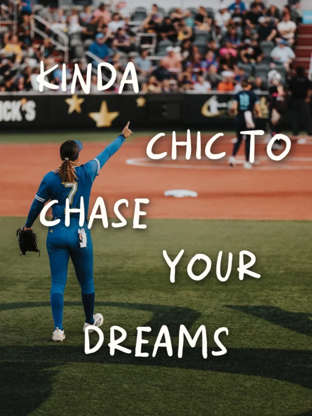pro softball is kinda chic ð