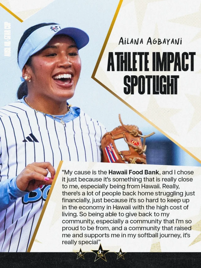 Each week during this All-Star Cup we will feature an athlete and their chosen cause to spotlight. One of this weekâs Athlete Impact Spotlight is Ailana Agbayani, who gives back through the Hawaii Food Bank.

At the conclusion of the All-Star Cup, Athletes Unlimited, powered by Give Lively and the Give Lively Foundation, will make a grant equal to 100% of each competitorâs win bonus to the organization of their choice through our Causes program.