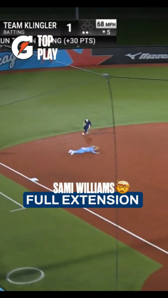 SAMI WILLIAMS "HOW DO YOU DO" ð¤¯
a full extension diving play for an out at first deserves the @Gatorade Top Play