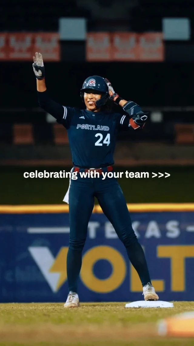 hitting the double cele while your team is going wild in the dugout is an unexplainable feeling ð