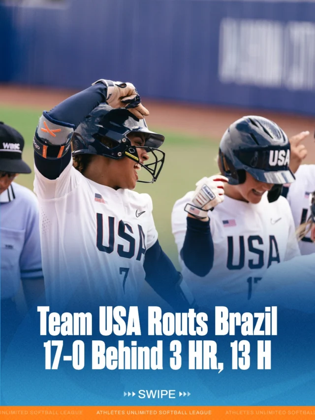 Team USA continues its strong start in @WBSC Group Play behind the incredible play of AUSL stars ðºð¸