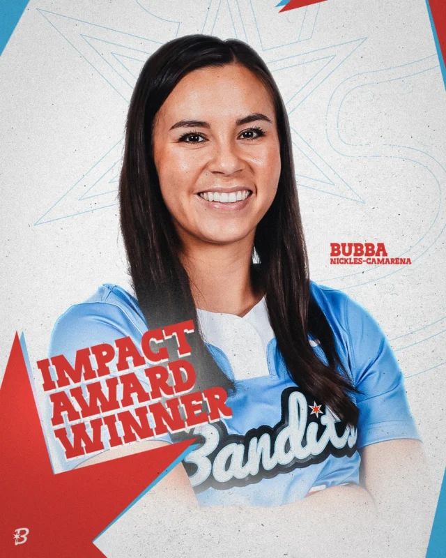 Our very own Bubba was named the recipient of the 2025 AUSL Impact Award ð©µ

Nickles-Camarena uses her platform to show athletes & coaches the beauty of having their purpose rooted in something greater.