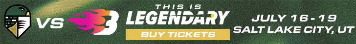 Talons vs. Blaze in Salt Lake City, Utah ticket banner