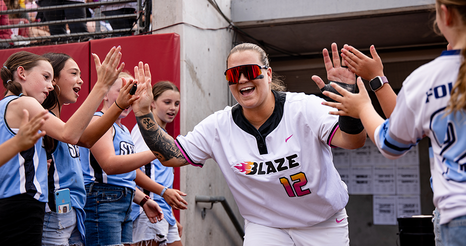 Taylor Edwards will retire from softball after the AUSL All-Star Cup season.