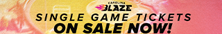 Carolina Blaze Single Game Tickets On Sale Now