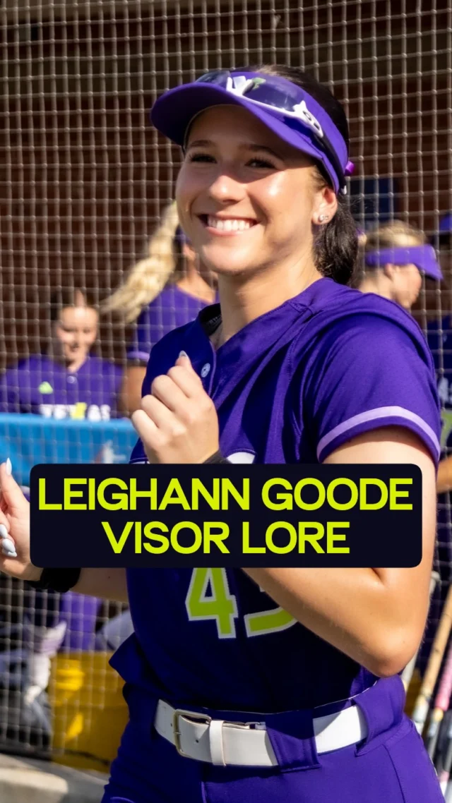 the lore behind Leighann's visor is peak content ð¤£