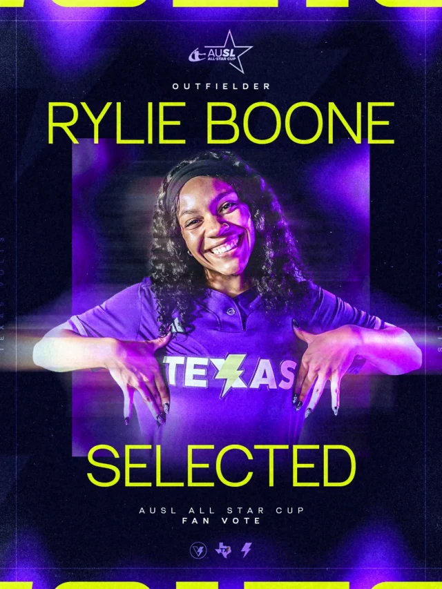 BOOOOOOOOOOOOOONE ð¤©ð
The fans have voted Rylie Boone to receive an invitation to the 2026 AUSL All Star Cup!