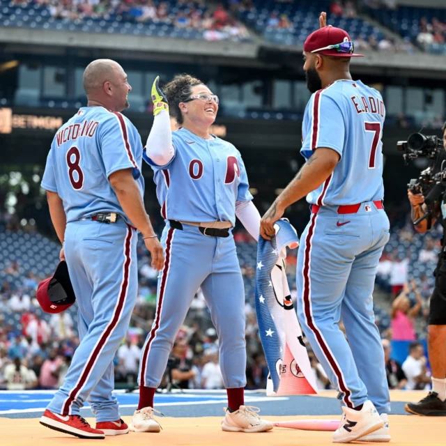 Philly got a front-row seat to the Rachel Garcia show this past July. ð
MLBx Champion x MVP ð¤©