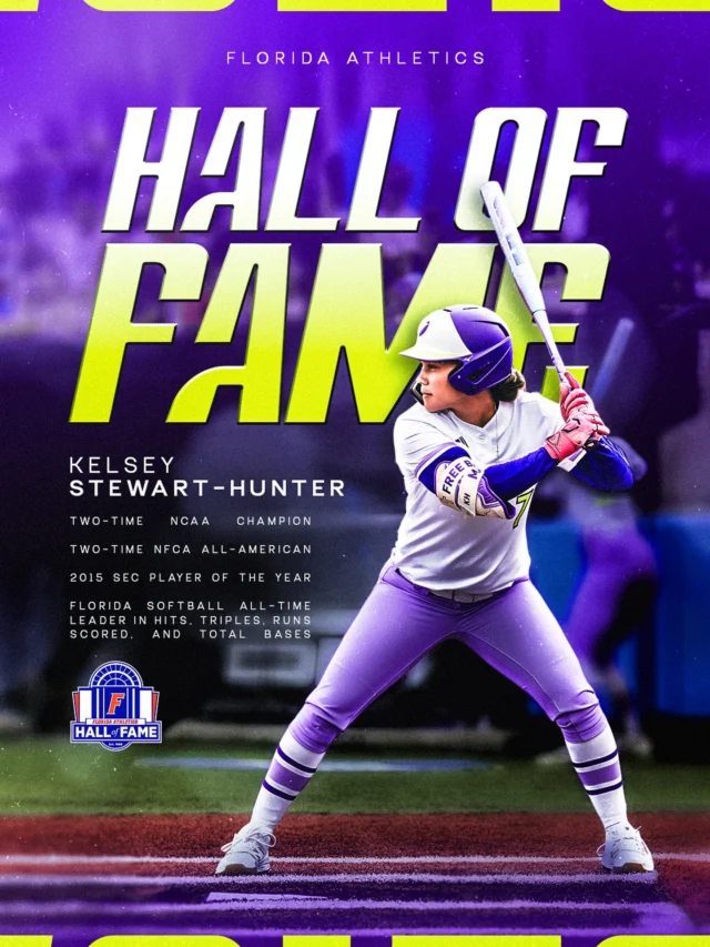 One of the best Gators to ever play the game ð

@kelseystewart will be inducted into the @floridagators Athletics Hall of Fame this weekend.

Congrats Kelsey!