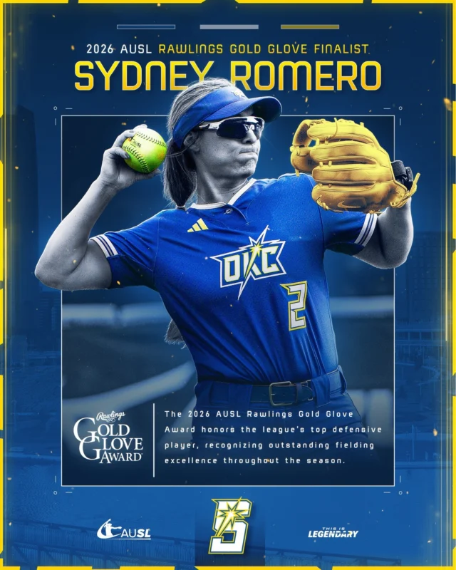 gold standard defense âï¸
Syd Romero has been named a finalist for the first ever AUSL Rawlings Gold Glove Award!