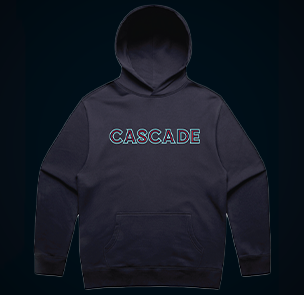 Cascade navy hoodie