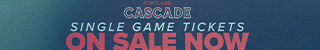 Portland Cascade Single Game Tickets On Sale Now